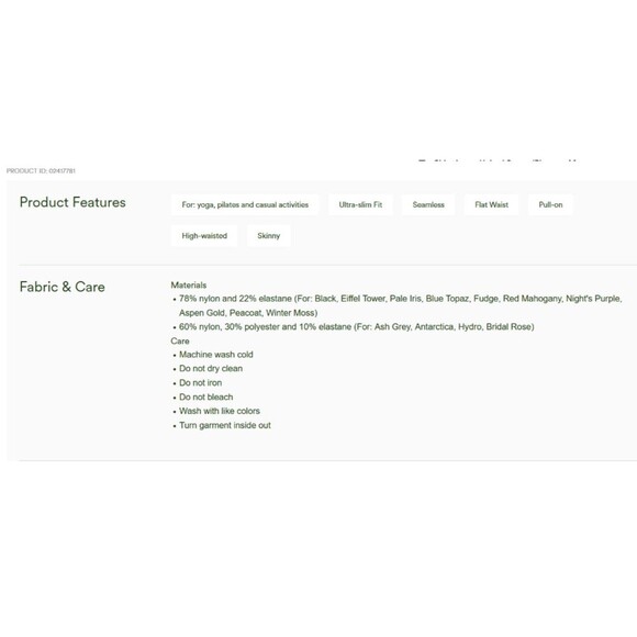 Seamless Flow Scrunch Butt Lifting Side Rib High Waist Leggings Sz Small - Picture 4 of 8